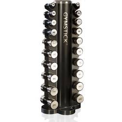 Gymstick Tower Rack Chrome with Dumbbells Set