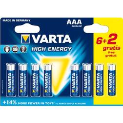 Varta High Energy AAA 8-pack
