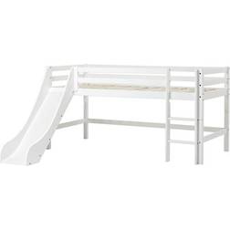 HoppeKids Basic Halfhigh Bed with Ladder & Slide 70x190cm