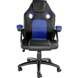 tectake Mike Gaming Chair - Black/Blue