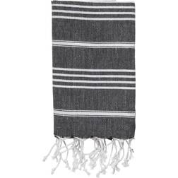Royal Hamam Badehåndklæde Sort (90x50cm)