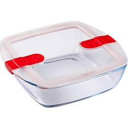 Pyrex Cook & Heat Microwave Square Madkasse 2.2L
