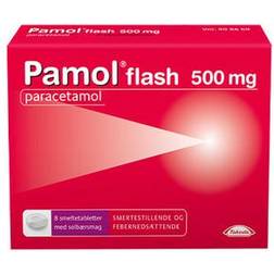 Pamol Flash 500mg 8 stk Sugetablet