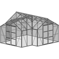 Elmholm Exclusive Orangeri 17.65m²s Aluminium Hærdet glas