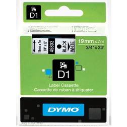 Dymo Label Cassette D1 Black on White 1.9cmx7m