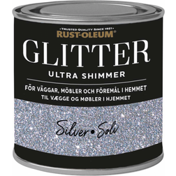 Rust-Oleum Glitter Vægmaling Sølv 0.25L