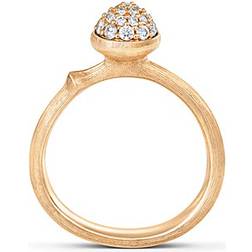 Ole Lynggaard Lotus Small Ring - Gold/Diamonds