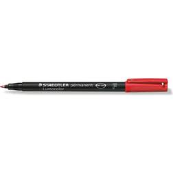 Staedtler Lumocolor Permanent Pen F 318 Red 0.6mm