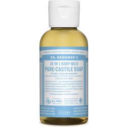 Dr. Bronners Pure-Castile Liquid Soap Baby Unscented 59ml