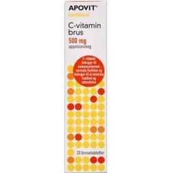 Apovit C-vitamin Brus 500mg 20 stk