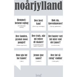 Dialægt Nordjylland Plakat 50x70cm