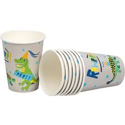 Hisab Joker Paper Cup Dinosaur 8-pack