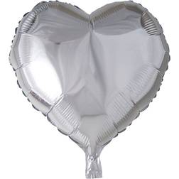 Hisab Joker Foil Ballon Heart Silver