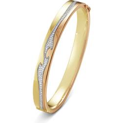 Georg Jensen Fusion Bracelet - Gold/Rose Gold/White Gold/Diamonds