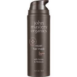 John Masters Organics Repair Hair Mask with Honey & Hibiscus for Damaged Hair 125g