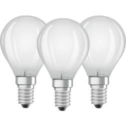 LEDVANCE Value CLAS P 40 LED Lamp 4W E14 3-pack