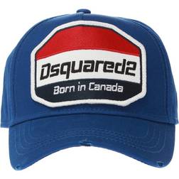 DSquared2 Patch Embroidered Baseball Cap - Bright Blue
