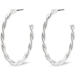Pilgrim Naja Earrings - Silver