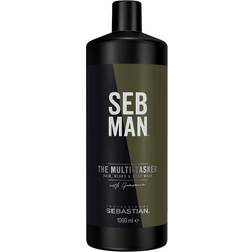 Sebastian Professional Seb Man the Multi-Tasker 3-in-1 Beard, Hair & Body Wash 1000ml