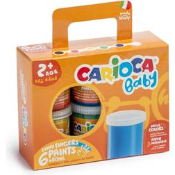 CARIOCA Baby Finger Paint Colors 80ml 6pcs