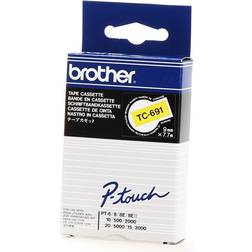 Brother P-Touch Labelling Tape Black on Yellow