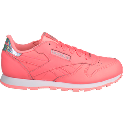 Reebok Junior Classic Leather - Pink Sour Rose Melon White