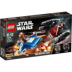 Lego Star Wars A-Wing mod TIE Silencer Microfighters 75196