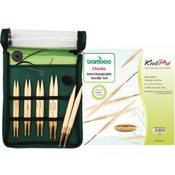Knitpro Bamboo Chunky Interchangeable Circular Needle Sets