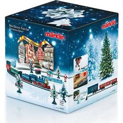 Märklin Christmas Starter Set Freight Train with an Oval of Track & the Right Power Pack 81845