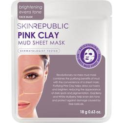 Skin Republic Mud Sheet Mask Pink Clay