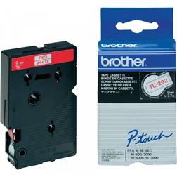 Brother P-Touch Labelling Tape Red on White