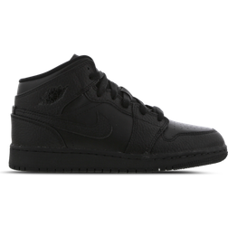 Nike Air Jordan 1 Mid GS - Black
