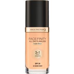 Max Factor Facefinity All Day Flawless 3 in 1 Foundation SPF20 #44 Warm Ivory