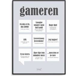 Dialægt Gameren A5 Plakat 14.8x21cm