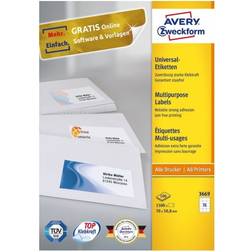 Avery Multipurpose General-use Labels 100Sheets 7x5.08cm