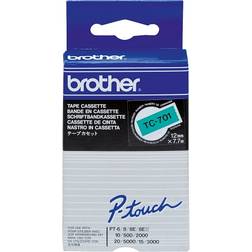Brother P-Touch Labelling Tape Black on Green