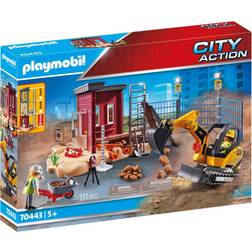 Playmobil City Action Minigravemaskine med Byggedel 70443