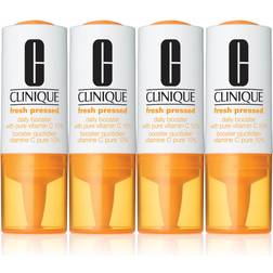 Clinique Fresh Pressed Daily Booster with Pure Vitamin C 10% 4-pack