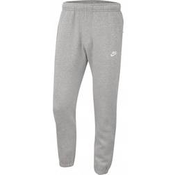 Nike Sportswear Club Fleece Pants Men's - Dark Grey Heather/Matte Silver/White