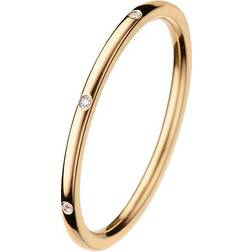 Bering Arctic Symphony Ring - Gold/Transparent