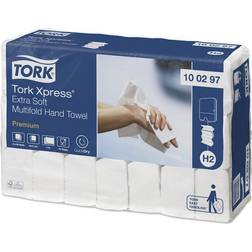 Tork Xpress Extra Soft Multifold H2 2-lags Håndklædeark 2100 ark (100297)