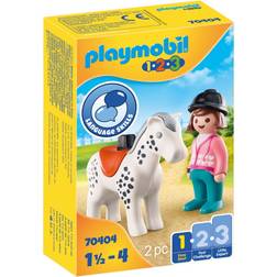 Playmobil Rytter med Hest 70404