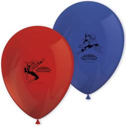 Procos Latex Ballon Ultimate Spiderman Red/Blue 8-pack