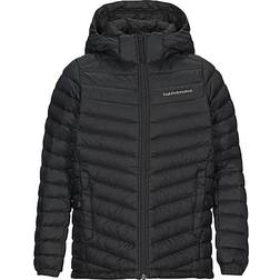 Peak Performance Junior Frost Down Hood Jacket - Black (G58685143-050)