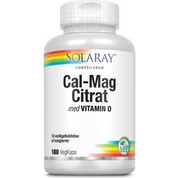 Solaray Cal-Mag Citrate with Vitamin D 180 stk