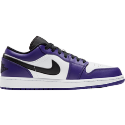 Nike Air Jordan 1 Low M - Court Purple/White/Hot Punch/Black
