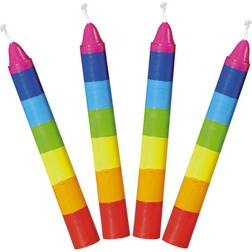 Goki Birthday Train Candles Set of Rainbow colour