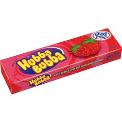 Wrigley's Hubba Bubba Jordbær Blød Tyggegummi 35g 5stk