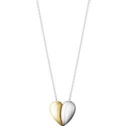 Georg Jensen Hearts Necklace - Silver/Gold