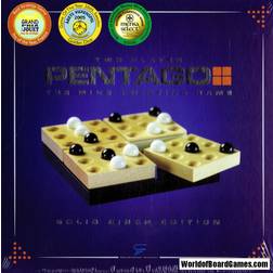 Mindtwister Games Pentago The Mind Twisting Game Solid Birch Edition